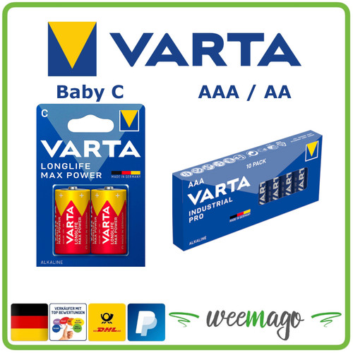 Varta longlife max power baby - longlife,